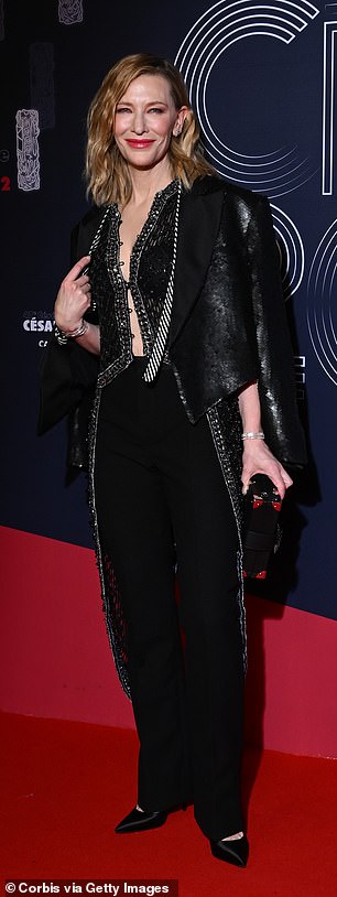 Wspaniały: Cate Blanchett i Léa Seydoux uderzyły w czerwony dywan na 47. César Film Awards na Olimpii w Paryżu we Francji w piątek