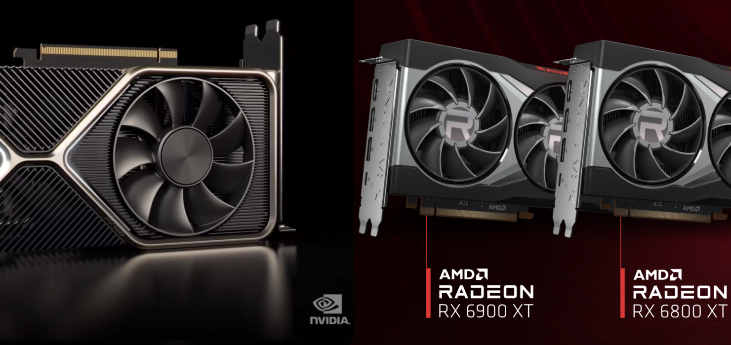 Sama karta graficzna NVIDIA GeForce RTX 3090 ma wyższy udział w GPU niż macierz GPU Radeon RX 6000 RDNA 2 firmy AMD