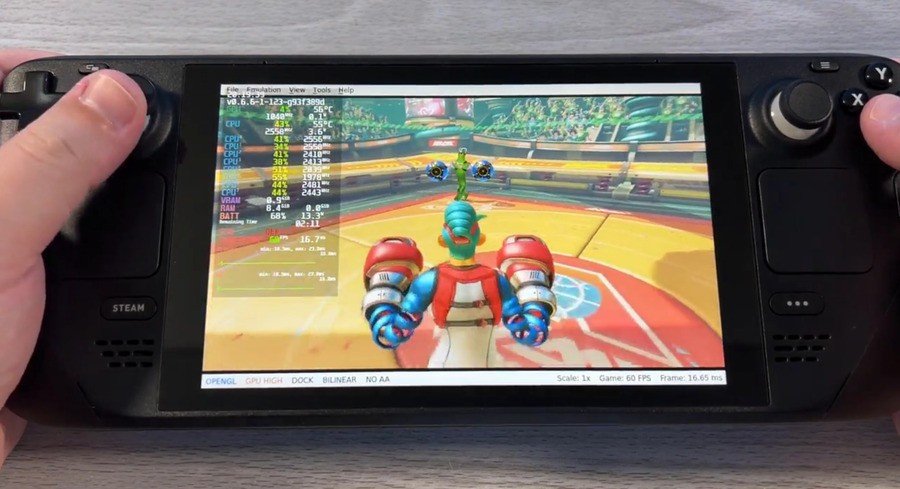 ARMS na Nintendo Switch działa na Steam Deck