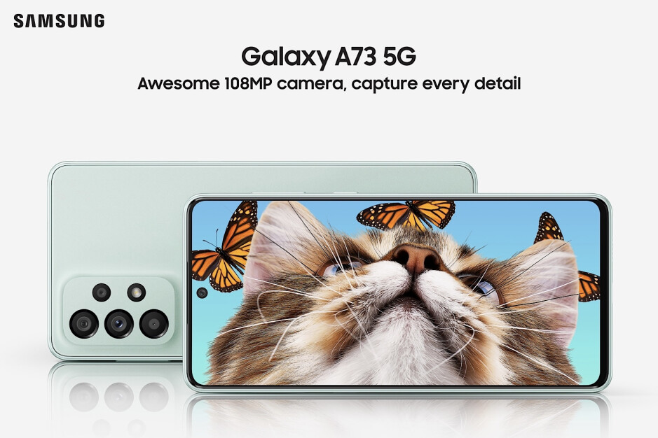 Samsung Galaxy A73 również otrzymał dziś podstępną zapowiedź