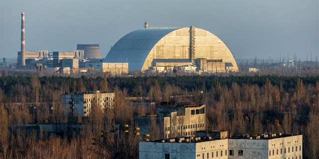 Elektrownia jądrowa w Czarnobylu widziana w 2019 roku. 