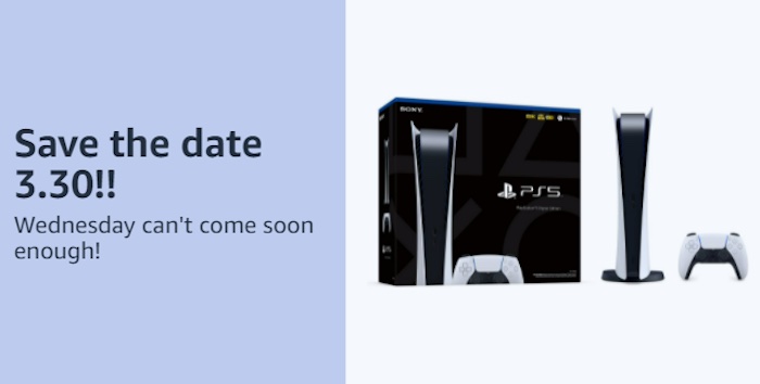 Amazon PS5 Digital Restock potwierdzono 30 marca