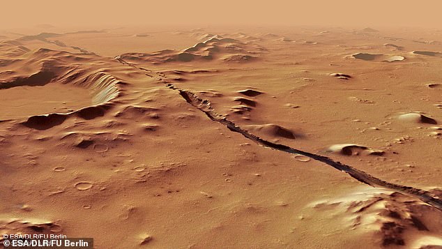 Korzystając z dwóch niekonwencjonalnych metod, ostatnio zastosowanych w geofizyce, eksperci wykryli 47 nowych zdarzeń sejsmicznych pochodzących z obszaru na Marsie zwanego Cerberus Fossae (na zdjęciu)