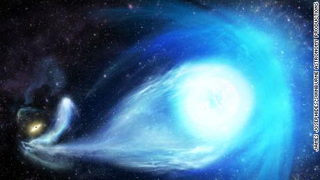 Czarna dziura Drogi Mlecznej spowodowała wyrzucenie gwiazdy z naszej galaktyki