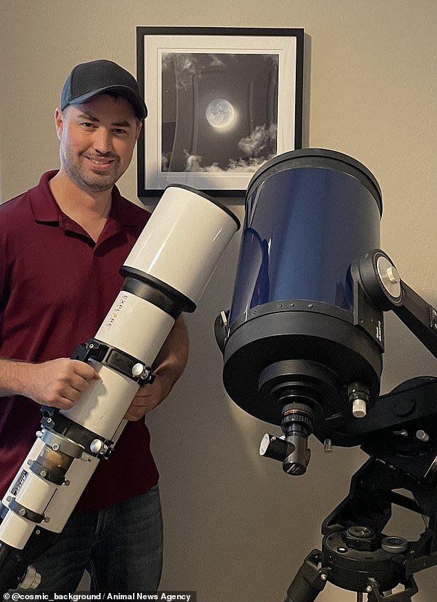 Andrew McCarthy zamówił teleskop z dwoma filtrami, aby zapobiec pożarowi i ślepocie.  Filtry oznaczają, że kolory na obrazach są częściowo odwrócone