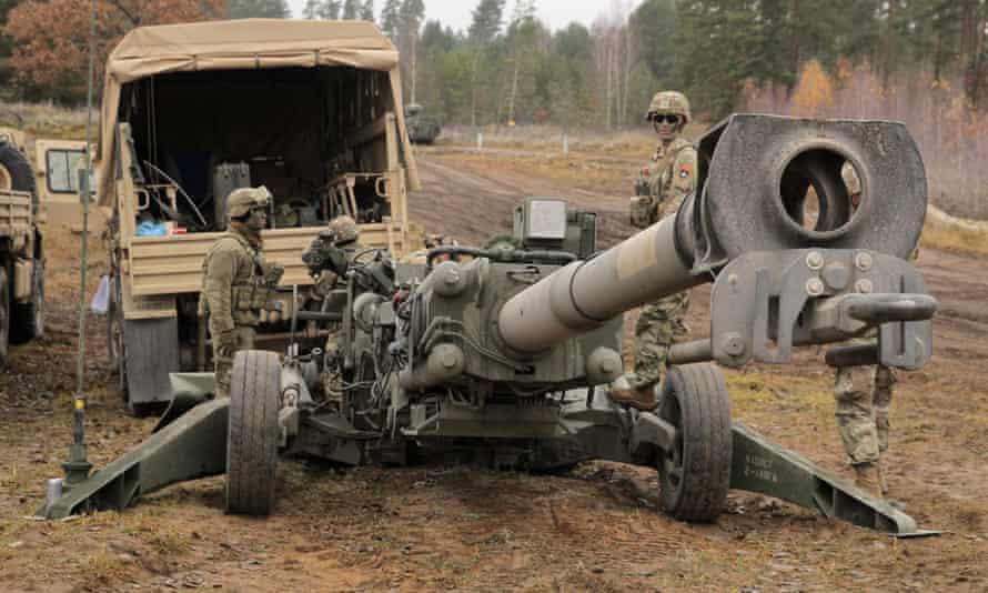 Armata z haubicą US Army M777