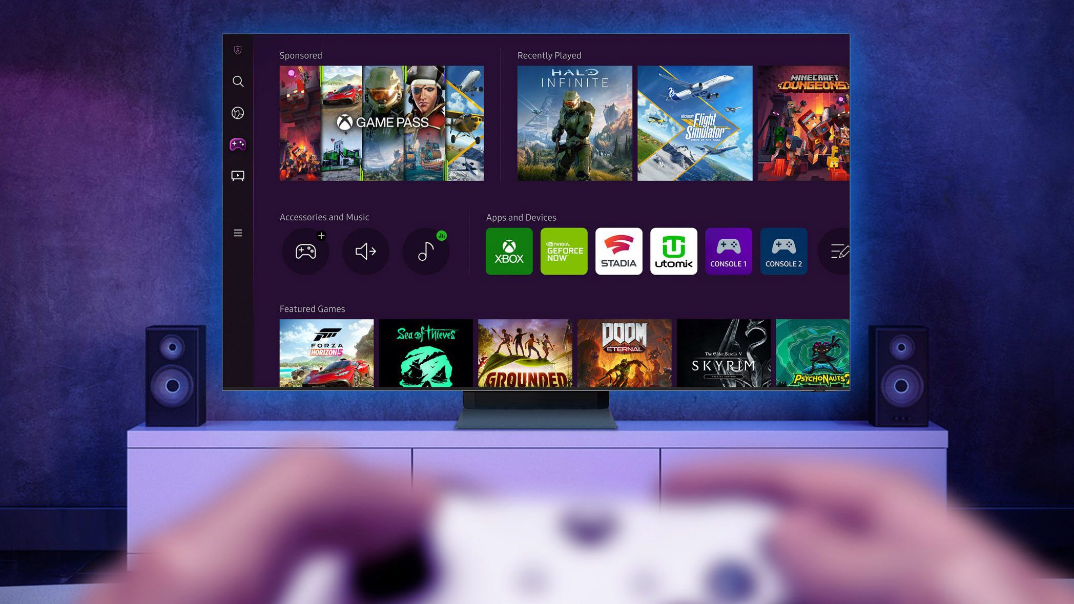 Aplikacja Samsung Xbox do gier w chmurze