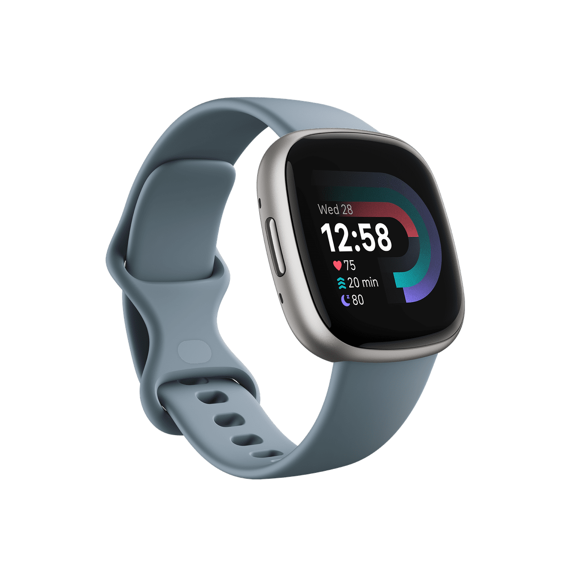 Wyświetlacz Fitbit Versa pokazujący tarczę zegarka