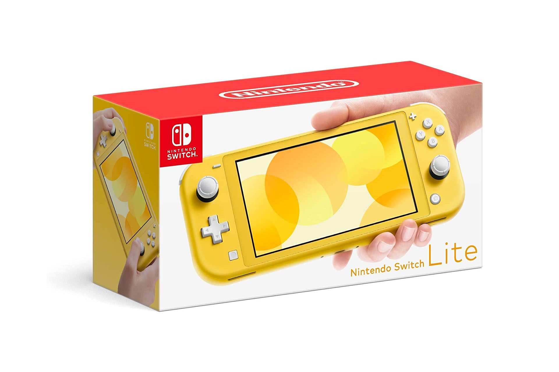 Zdjęcie produktu żółtego Nintendo Switch Lite