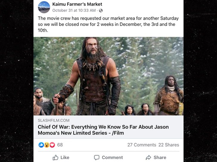 Filmowy post na Facebooku Jason