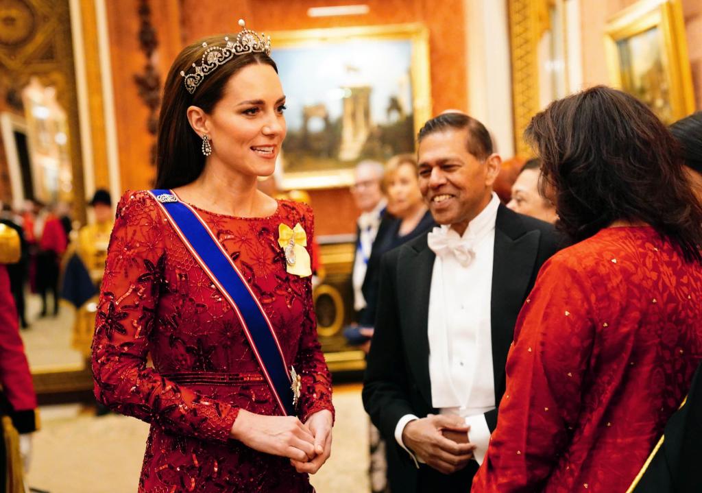 Król Karol III i królowa Camilla wydają przyjęcie dla członków korpusu dyplomatycznego