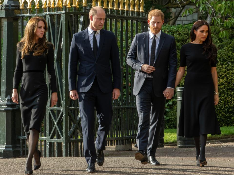 Kate Middleton, księcia Williama, księcia Harry'ego i Meghan Markle